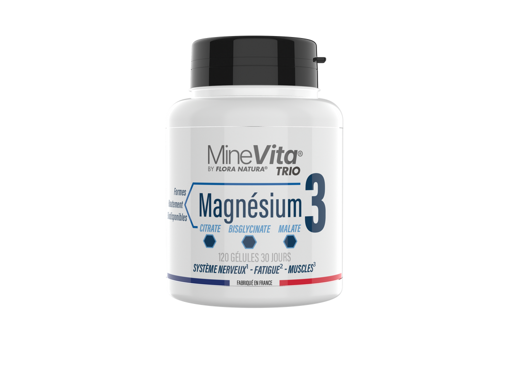 Trio Magnésium Bisglycinate / Malate / Citrate
