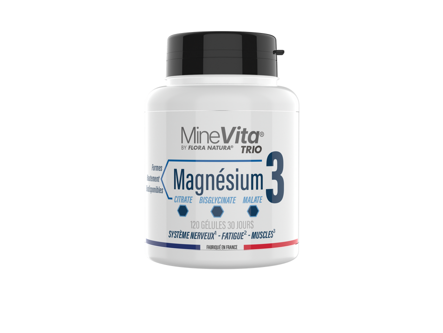 Trio Magnésium Bisglycinate / Malate / Citrate