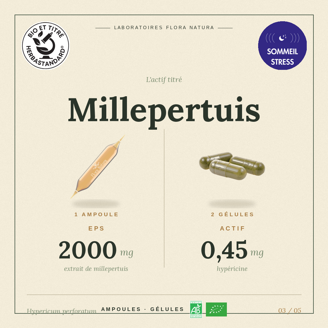 Principe actif de Millepertuis
