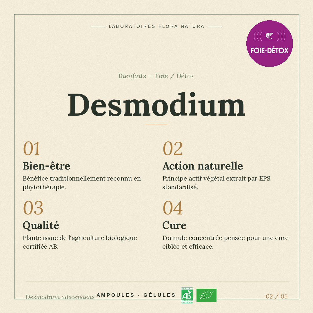 Bienfaits de Desmodium