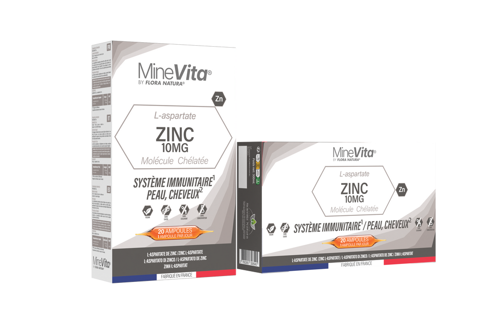 L-aspartate de zinc 10 mg — Ampoules