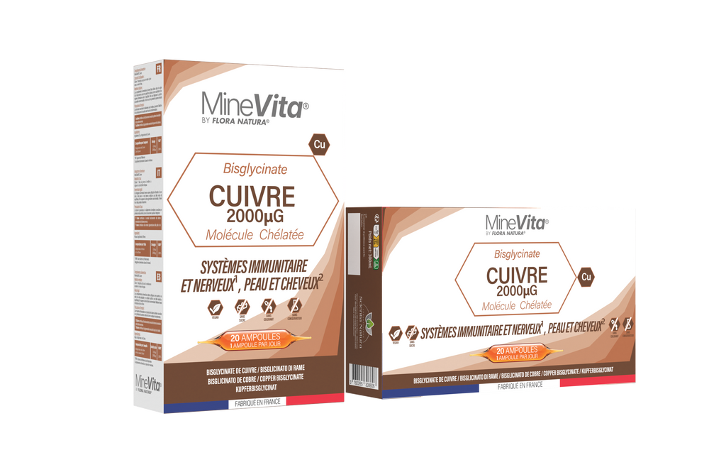 Bisglycinate de cuivre 2000 µg — Ampoules